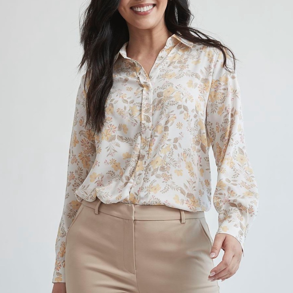 RW&CO Floral Blouse